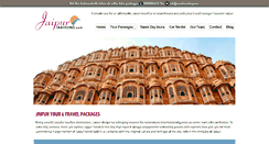 Desktop Screenshot of jaipurtraveling.com